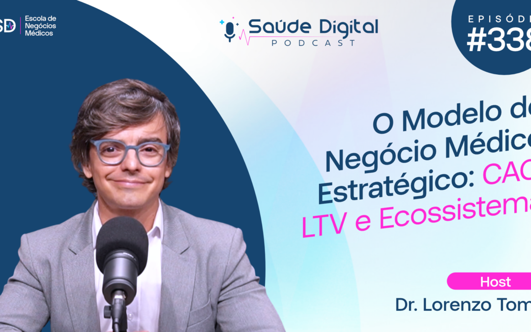 SD338 – O Modelo de Negócio Médico Estratégico: CAC, LTV e Ecossistema