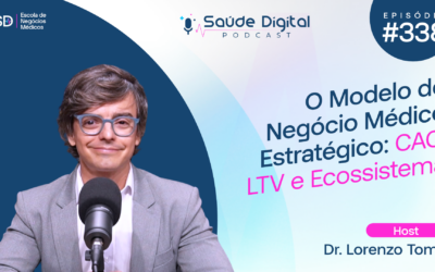 SD338 – O Modelo de Negócio Médico Estratégico: CAC, LTV e Ecossistema
